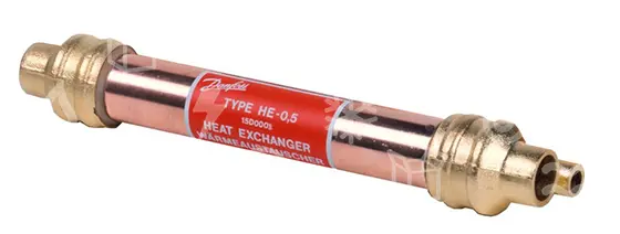 výměník tepla koaxiální DANFOSS HE 5.0, 015D0001, 12 mm / 6 mm ODF